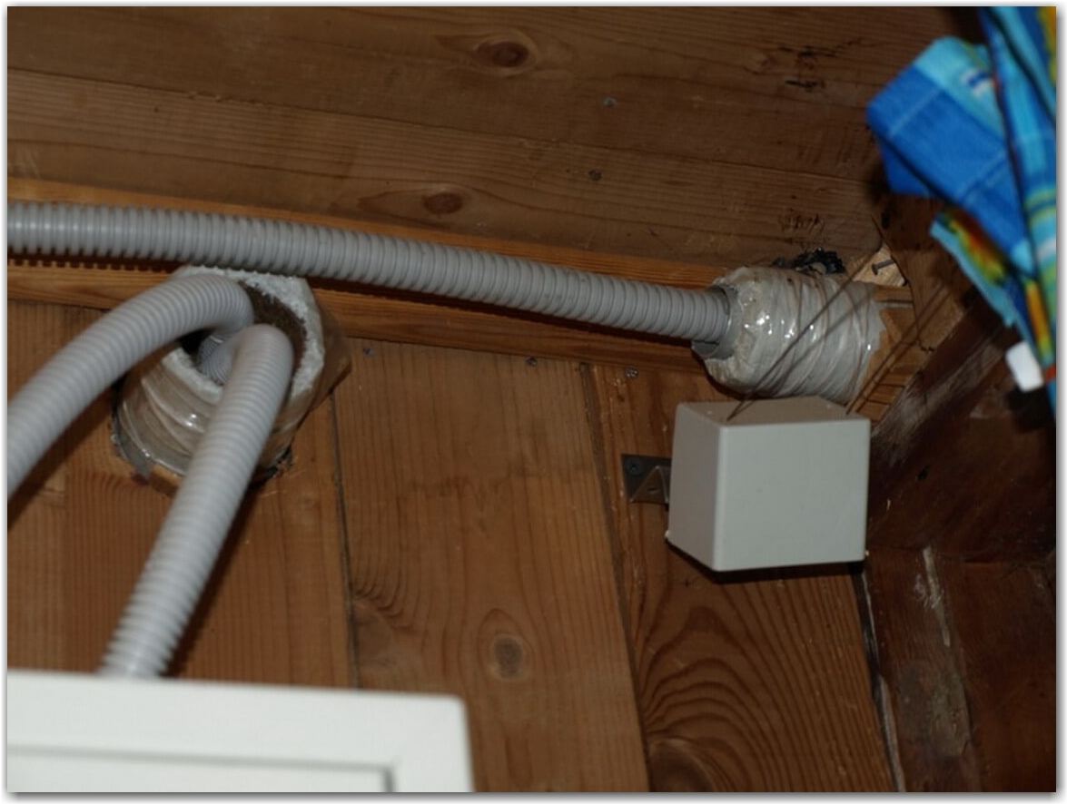 Вводной кабель внутри дома